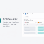 tepd translate byok Multilang plugin — vertaal WordPress met Claude ChatGPT of Gemini met je eigen API key